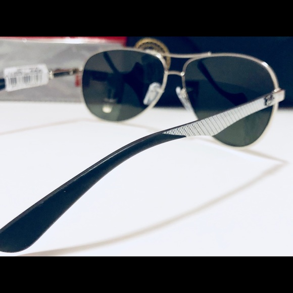 Ray-Ban Aviator Sunglasses Silver Grey Mirror 61mm - Picture 3 of 8